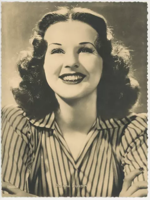 Edna Mae Durbin, dite Deanna Durbin, actrice canadienne Vintage silver Print,E