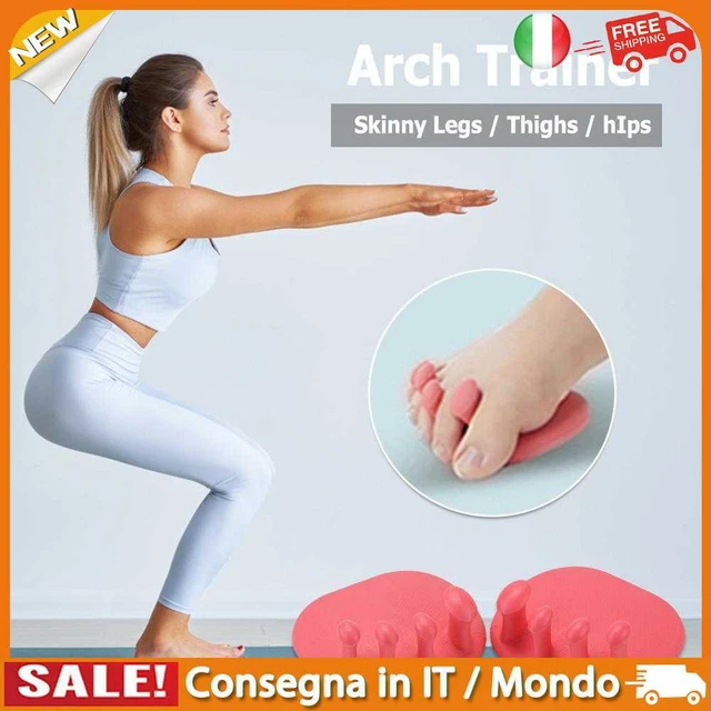 IT Reusable Toes Arch Trainer Durable Thumb Valgus Corrector Yoga Tool (Pink)