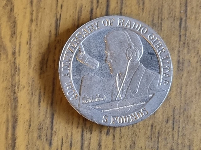 1998 Gibraltar Five Pounds : Radio