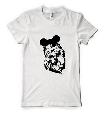 Chewbacca Wookie Mouse Ears Mashup Mickey Personalised Unisex Adult T Shirt
