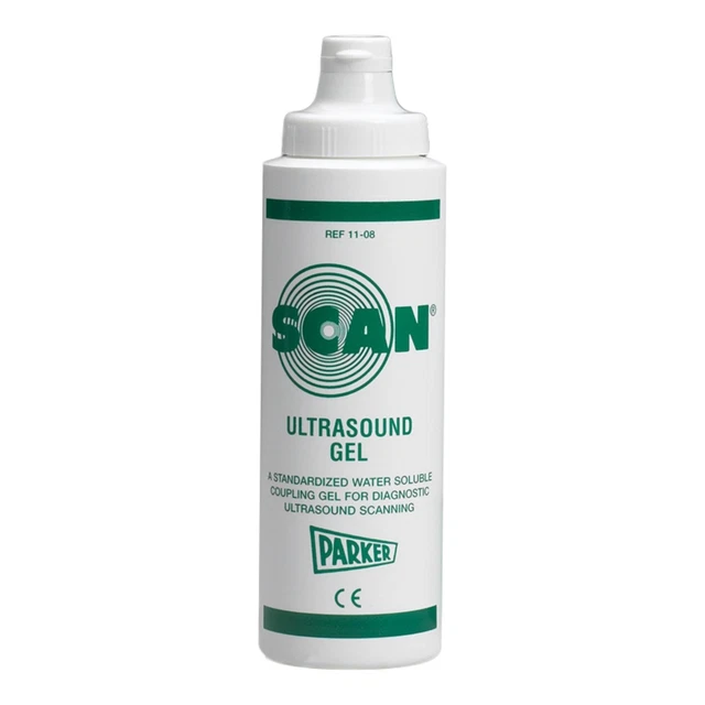 Ultrasound Gel Scan Scanning Gel 8 oz. Bottle, Parker Labs 11-08, 12 Count