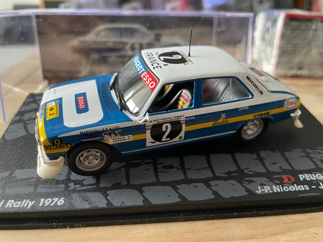 1/43 IXO PEUGEOT 504 SAFARY RALLY RALLYE 1976 NICOLAS