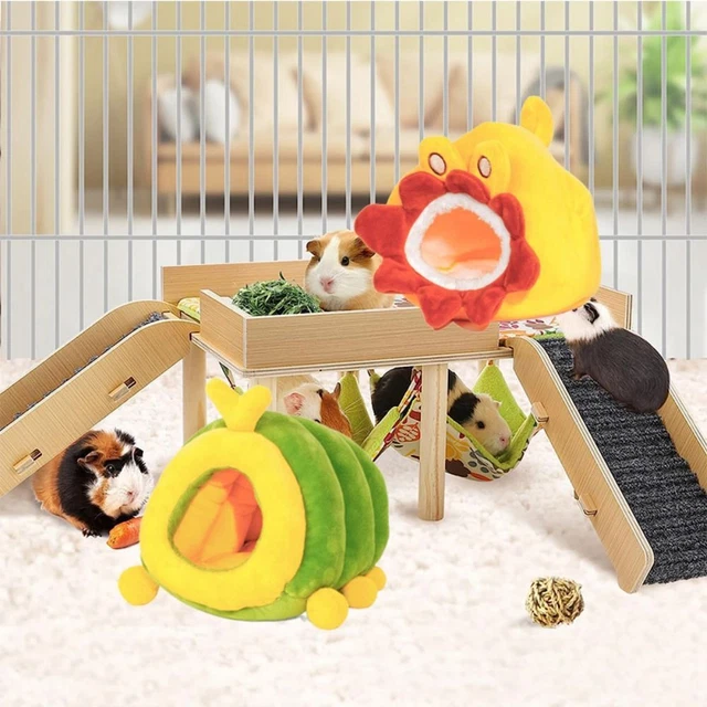 Hamster House Guinea Pig Accessories Hamster Cotton House Small Animal Nest;
