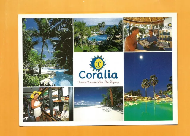 Thailand Postcard Stamp Novotel  Resort Hotel Coralia Rin Pae Rayong 2