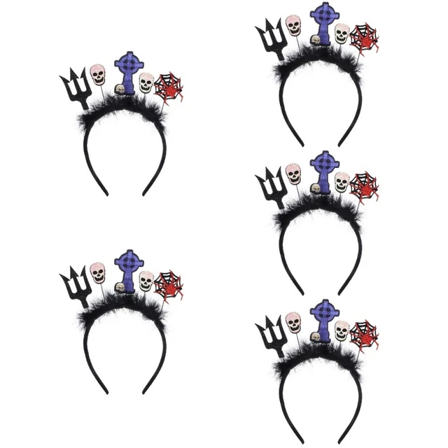5x fascia per capelli premium sicura Halloween copricapo cosplay Pro Party
