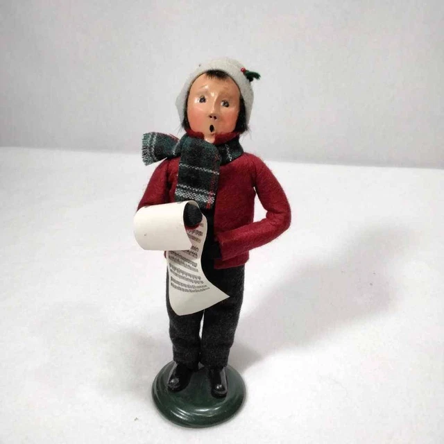 Byers Choice The Carolers Sheet Music Man Figurine Christmas 1991 Vintage Figure Byers Choice The Carolers Sheet Music Man Figurine Christmas 1991 Vintage Figure