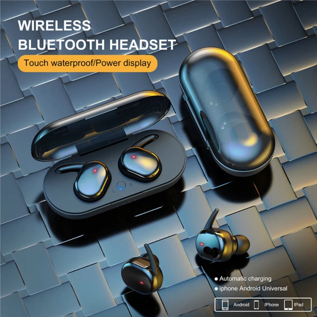 TWS 9D Kopfhörer Bluetooth 5.2 Touch Control In-Ear Ohrhörer Wireless Headset