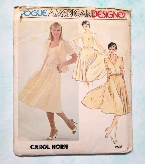 ORIGINAL Vintage Sewing Pattern 1950s Ladies Evening Cocktail Gown Vogue  9180 Size 34 Bust