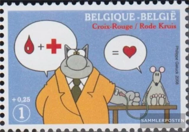 Belgien 3794 (kompl.Ausg.) postfrisch 2008 Rotes Kreuz