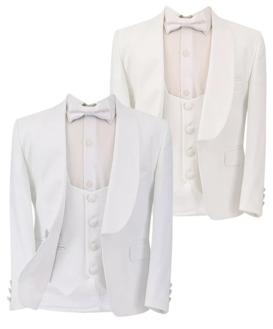 Boys Tuxedo Communion  Suit Slim Fit Page Boy Wedding Formal Set