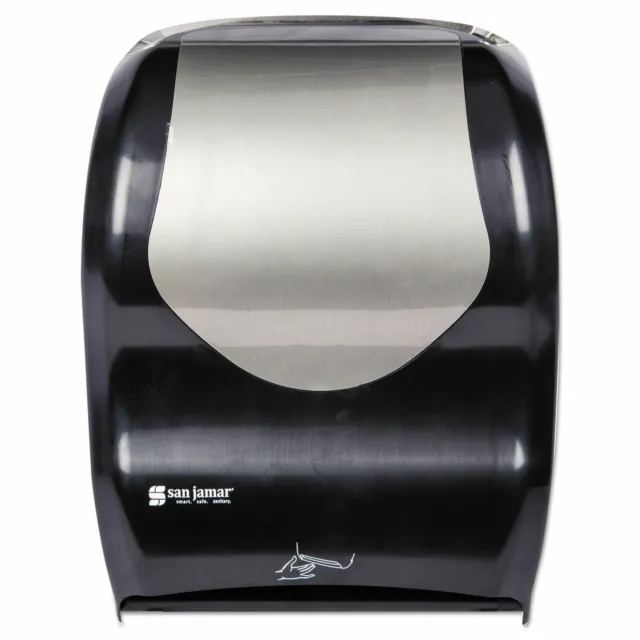 San Jamar Smart System with iQ Sensor Towel Dispenser 16 1/2 x 9 3/4 x 12 Black