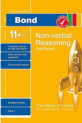 BOND 11+ TEST Papers Non-Verbal Reasoning Multiple Choice Pack 1 by ...
