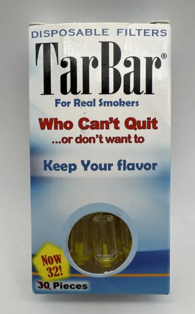 Caja de 32 filtros desechables para cigarrillos TarBar