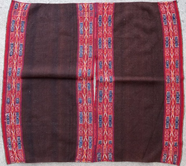 Kilim textile tissage ancien Americain American Peruvien 1900