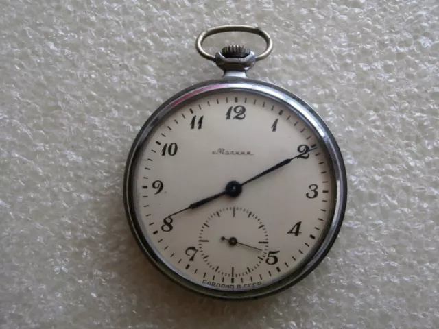 Vintage pocket Watch MOLNIJA, SOVIET/USSR, RUSSIA,