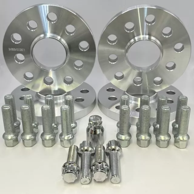 Audi TT Hubcentric 15mm & 20mm wheel spacers & Extended Bolts & Locking Bolts