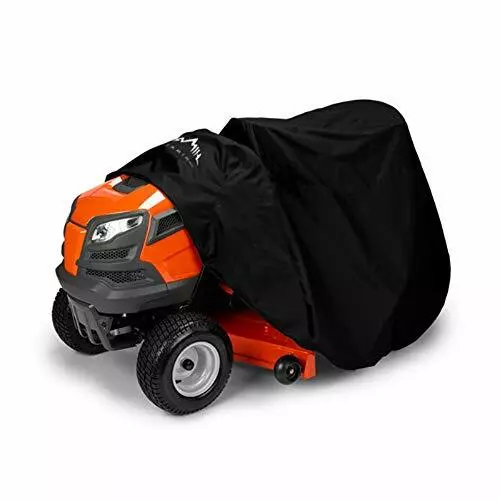 Deluxe Riding Lawn Mower Tractor Cover Yard Garden Fits Decks up to 54" - Black