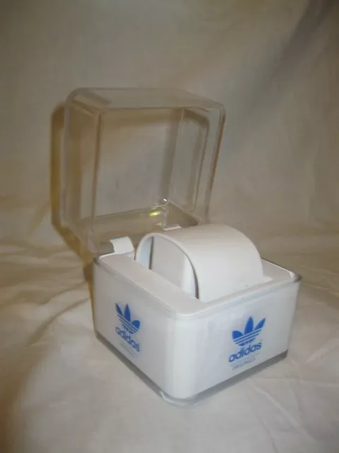 Vintage Ancien COFFRET pour MONTRE ADIDAS Écrin Étui Boîte Sport VIDE EMPTY