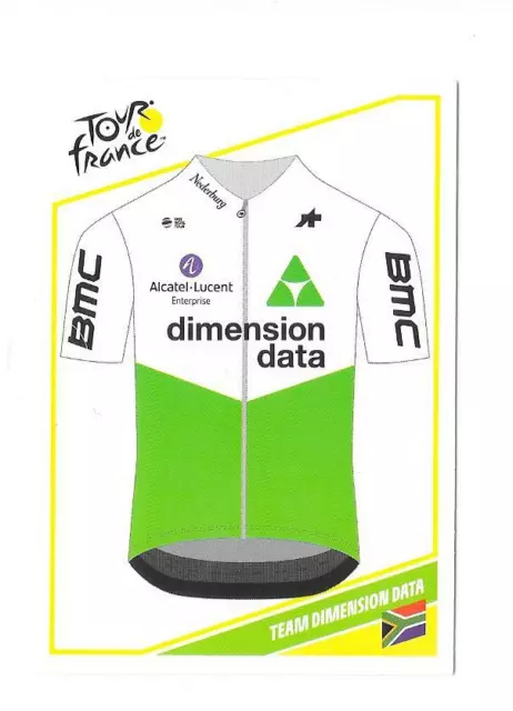 Carte Panini - Tour de France 2019 - Team Dimension Data - N°C8