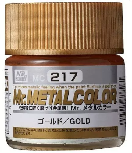 Mr Hobby Mr Metal Colour Paints 10ml Pots Acrylic Model Kit Paint Aqueous