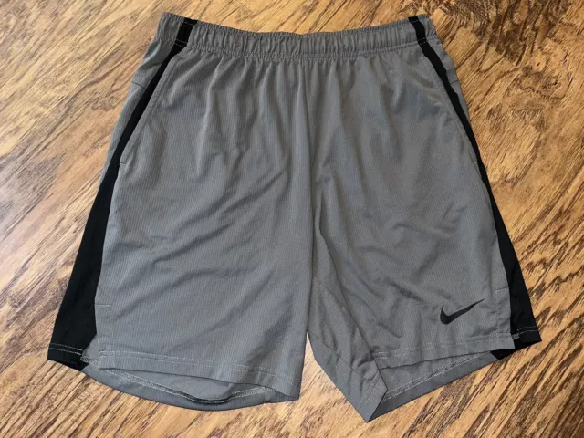 Nike Mens Dry Dri-Fit Hybrid 2.0 Training Shorts Size XL Gray Black CJ2189