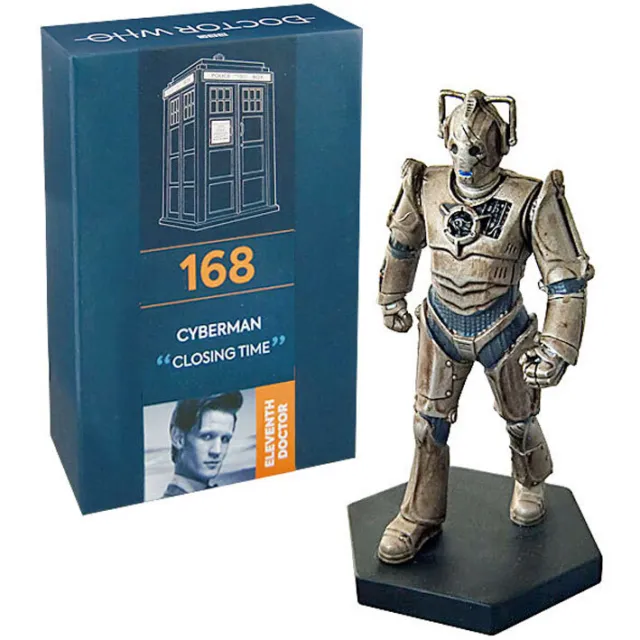 Doctor Who Damaged Cyberman Figure Eaglemoss #168 NEW