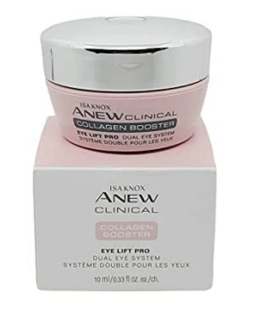 Avon Anew Isa Knox Clinical Collagen Booster Eye Lift Pro Dual Eye System Nib