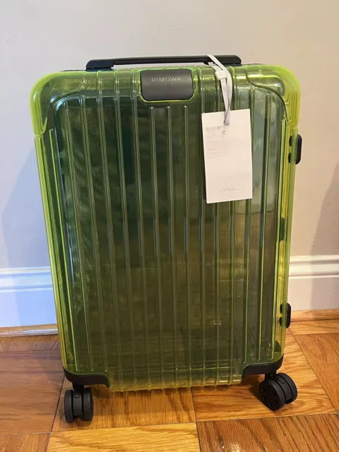 Rimowa Essential Limited Edition Lime Green Neon Cabin Transparent Carry On New