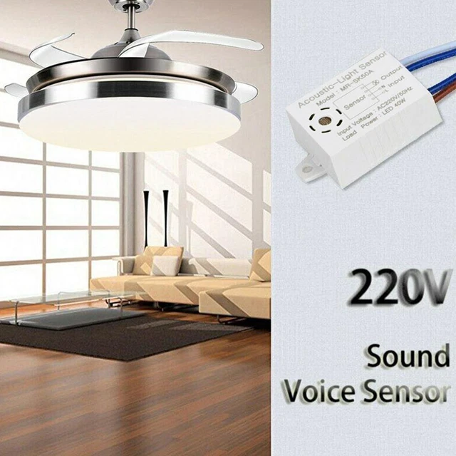 Sound Activated Clap On/Off Light Sound Sensor Switch . Adapter. Socket