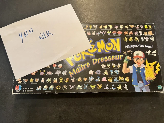 JEU DE SOCIÉTÉ Pokemon Maître Dresseur 2001 Or Vintage Hasbro 100% Complet Johto EUR 297,39