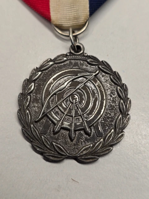 VINTAGE FIELD ARCHER Medal Ribbon Award Archery Medal Pinback Badge ...