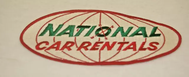 8" National Car Rental Sew On Patch - Never Used - Brand New