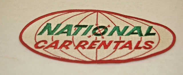 8" National Car Rental Sew On Patch - Never Used - Brand New