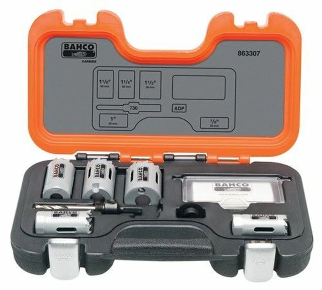 Bahco Professional Carbide-Tip Holesaw Set 7 Pcs - 863307