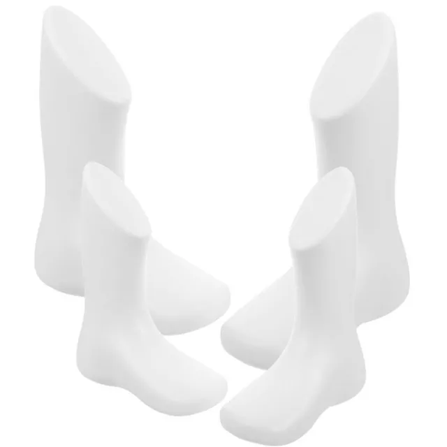 4pcs Baby Plastik Fuß Schimmelpilze Fuß Socken Einzelhandelsgeschäft