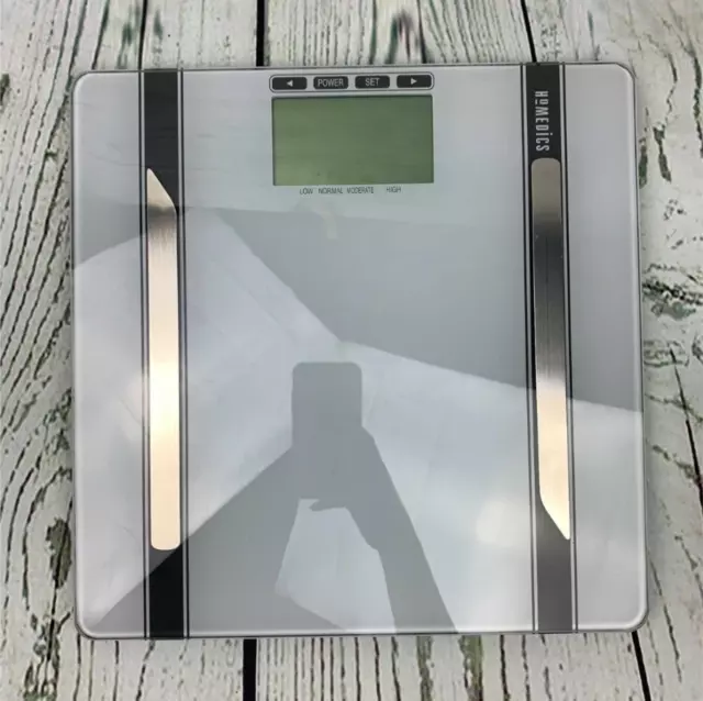 Homedics Digital Bathroom Scale - Stainless Steel/Glass