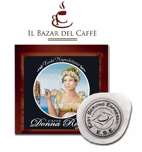 150 cialde caffè Donna Regina forte napoletano ese 44mm linea borbone carta