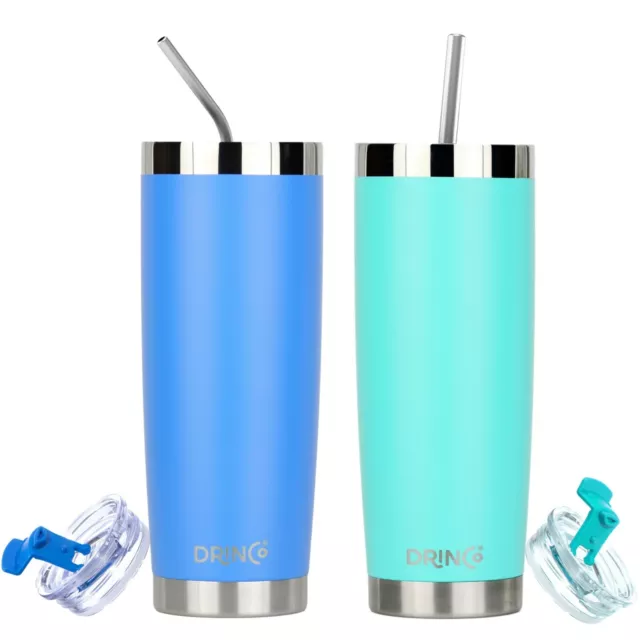Stainless Steel Coffee Tumbler Vacuum Insulated Travel Mug with Splash Proof Lid