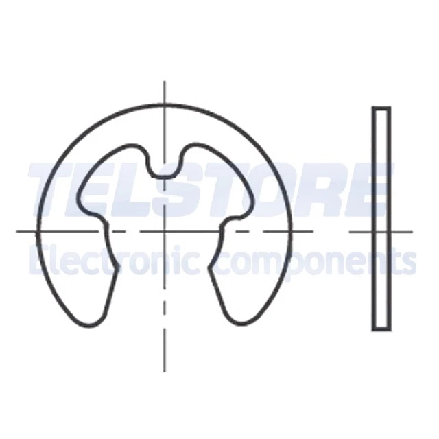 50pcs 1285335 Rondella seger acciaio elastico Diam.albero 2,79mm 1285335 50pcs 1285335 Rondella seger acciaio elastico Diam.albero 2,79mm 1285335