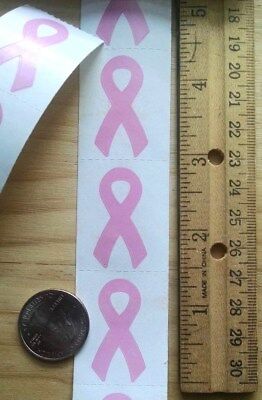 ~~ 50 ~~ concientización del cáncer de mama Pegatinas Cinta de color rosa
