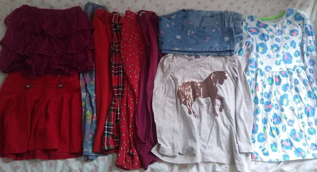 Girls Clothes Bundle. Leggings, Dress, Skirts and more  Age 6-7