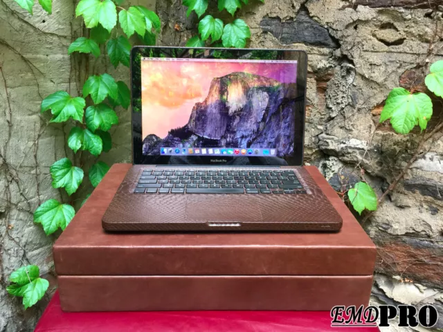 EMD PRO Custom Design Luxury Python Leather MacBook Pro 13 2.5GHz i5 1TB HDD 8GB 2