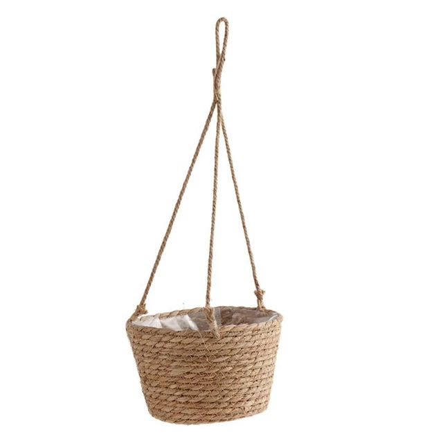 Jardinière Suspendue En Macramé Panier De Rangement Pour Plantes D Interieur Exterieur 10028845039962