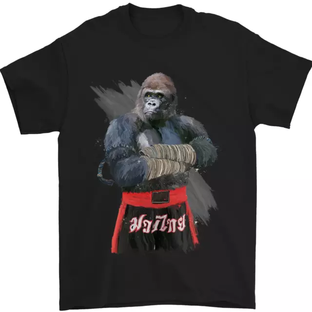 Gorilla Fighter MMA Martial Arts Muay Thai Mens T-Shirt 100% Cotton