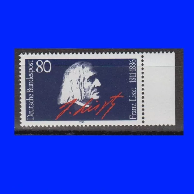*BRD 1285 ** Franz Liszt Komponist,Musik,Pianist -Bund 1986- (KOMBIRABATT s.u.)