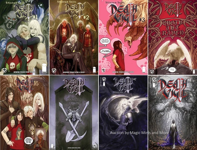 DEATH VIGIL (8) Comic SET #1 2 3 4 5 6 7 8 Sejic iMAGE Top Cow 1st print