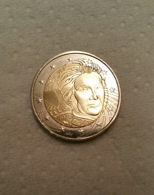 Disponible Piece Neuve 2 Euros Commemorative France 2018 - Simone Veil