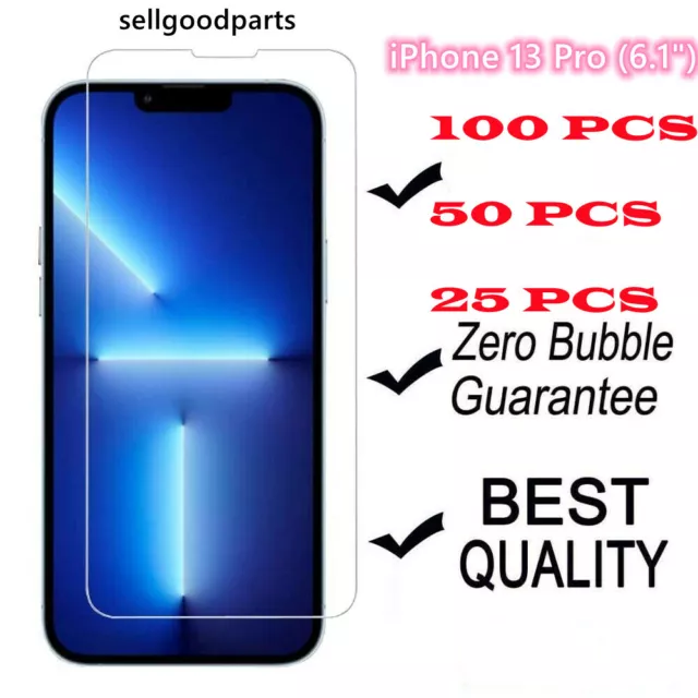 Wholesale Bulk Lot Tempered Glass Screen Protector for iPhone12 13 14 15 Pro Max