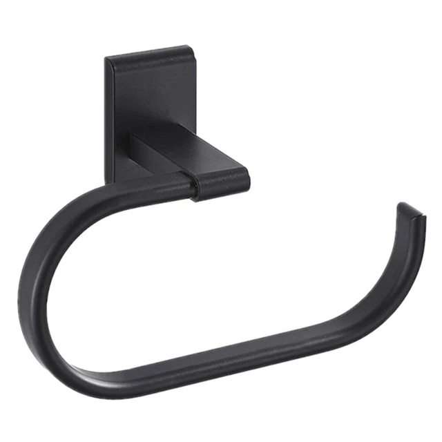 Toallero para baño toallero de inodoro negro