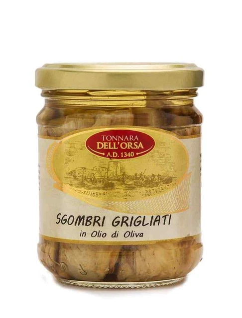 Sgombro grigliato olio di oliva 200gr